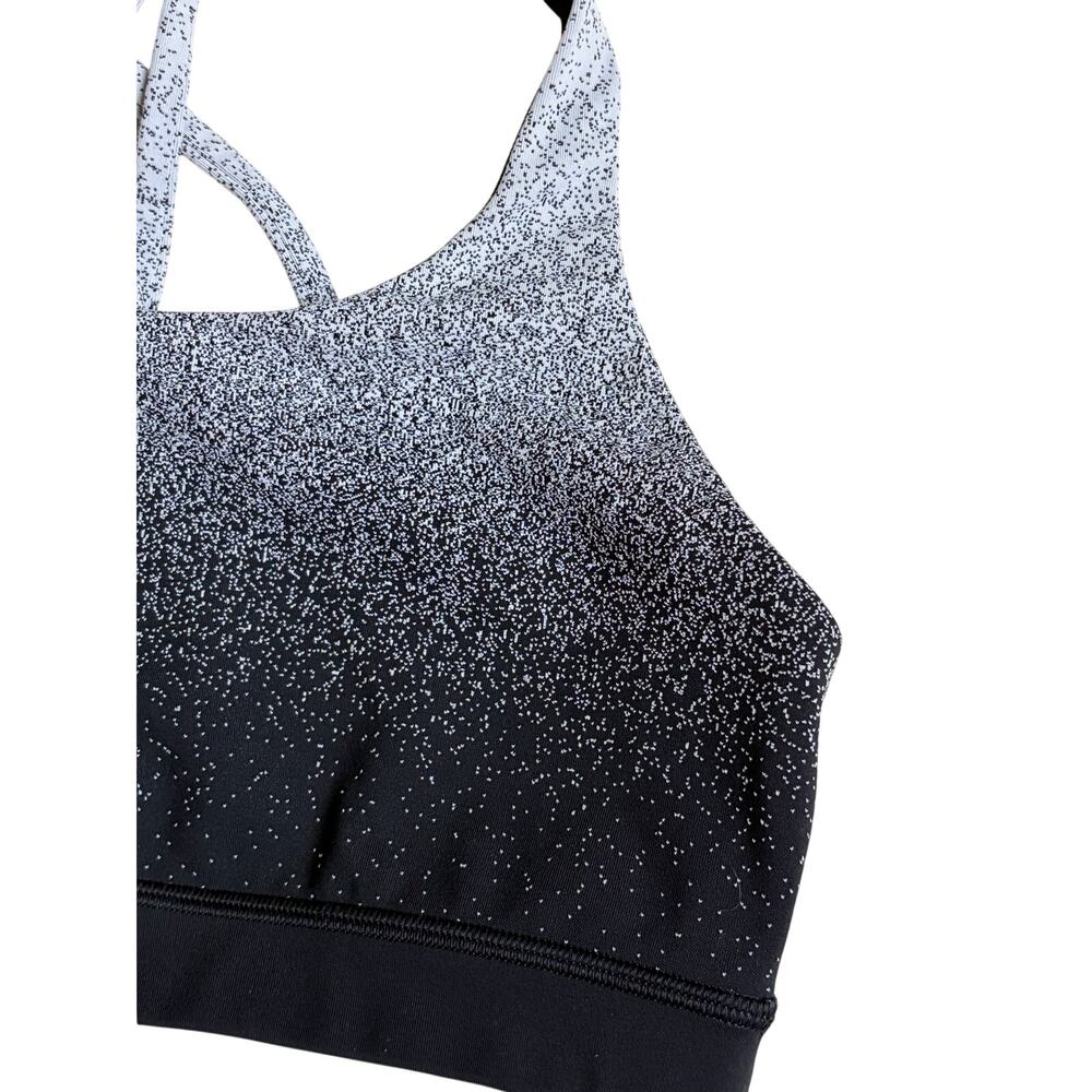 Lululemon Energy Bra (Ombre Speckle Stop Print) - Size 8 - Picture 4 of 7